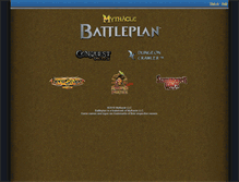 Tablet Screenshot of battleplan.mythacle.com